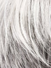 SILVER BLONDE ROOTED 60.23.2 | Pearl White and Lightest Pale Blonde with Black/Dark Brown Blend and Shaded Roots