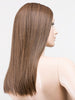 CHOCOLATE ROOTED 830.27.6 | Medium and Dark Brown with Light Auburn and Dark Strawberry Blonde Blend with Shaded Roots